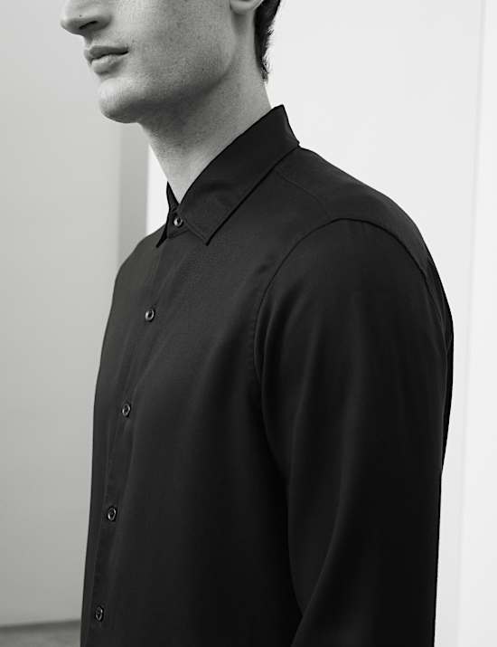 Regular Fit Easy Iron Long Sleeve Shirt