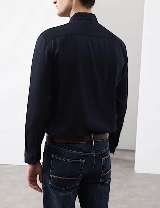 Regular Fit Easy Iron Long Sleeve Shirt