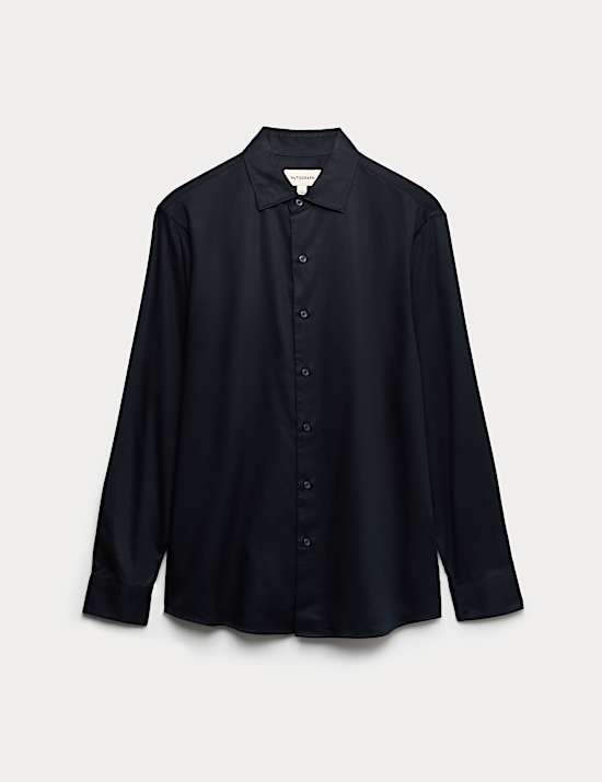 Regular Fit Easy Iron Long Sleeve Shirt