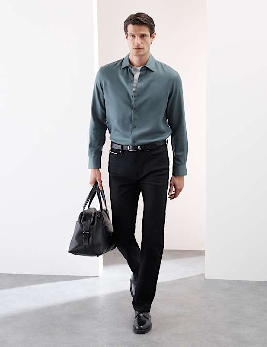 Regular Fit Easy Iron Long Sleeve Shirt