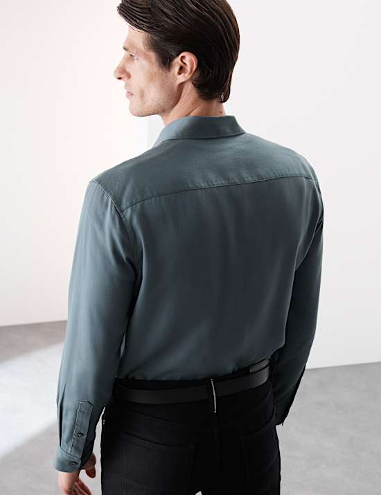 Regular Fit Easy Iron Long Sleeve Shirt