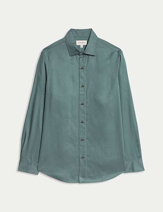 Regular Fit Easy Iron Long Sleeve Shirt