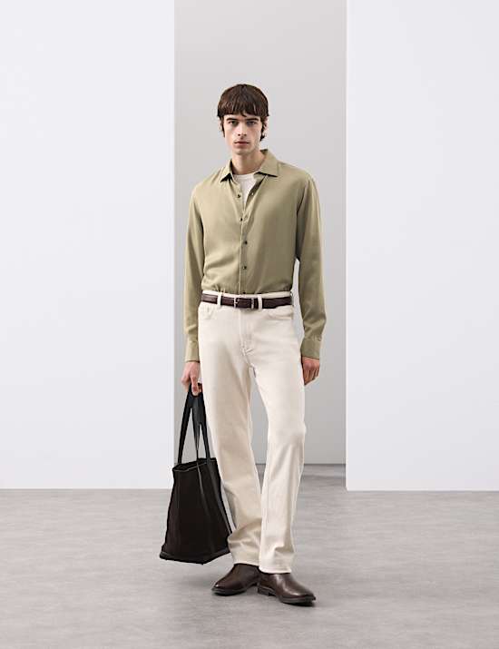 Regular Fit Easy Iron Long Sleeve Shirt