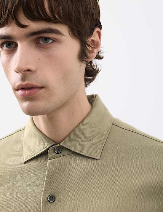 Regular Fit Easy Iron Long Sleeve Shirt