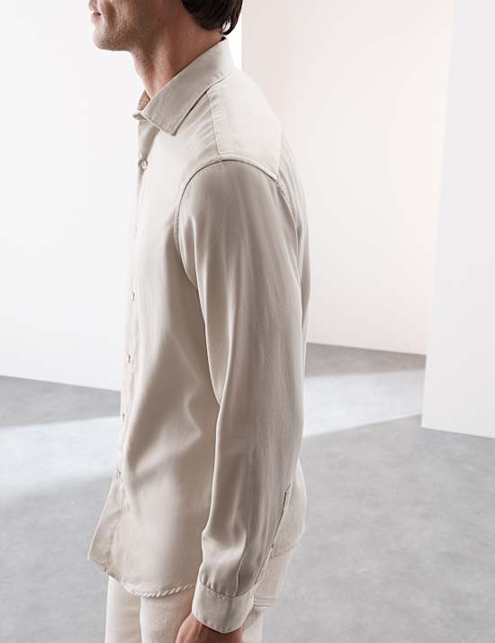 Regular Fit Easy Iron Long Sleeve Shirt