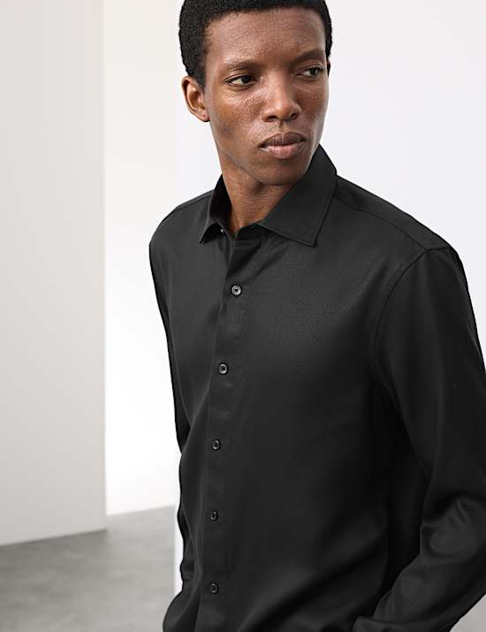 Μακρυμάνικο πουκάμισο με εύκολο σιδέρωμα και κανονική εφαρμογή