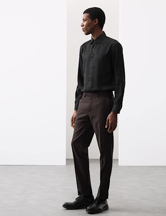 Μακρυμάνικο πουκάμισο με εύκολο σιδέρωμα και κανονική εφαρμογή