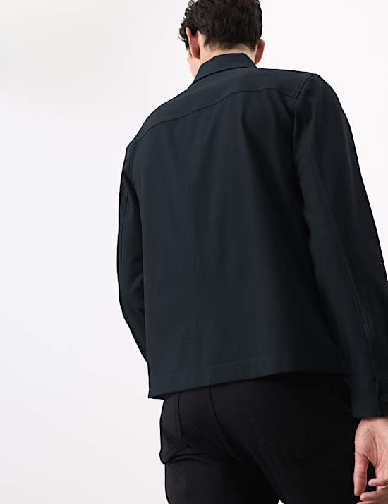 Regular Fit Stretch Overshirt