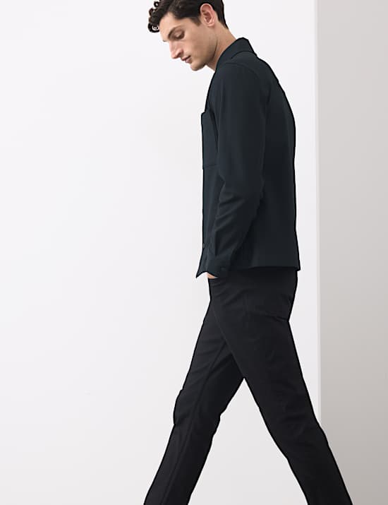 Regular Fit Stretch Overshirt