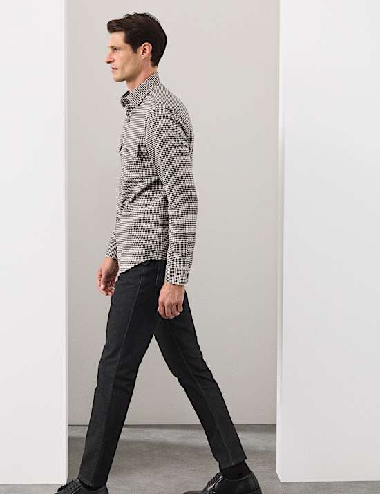 Easy Iron Cotton Rich Check Shirt