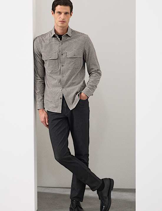 Easy Iron Cotton Rich Check Shirt