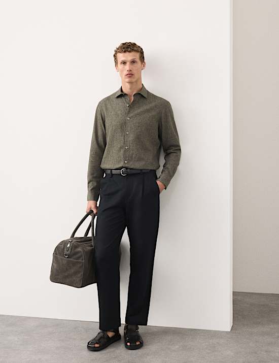 Easy Iron Linen Rich Performance Shirt