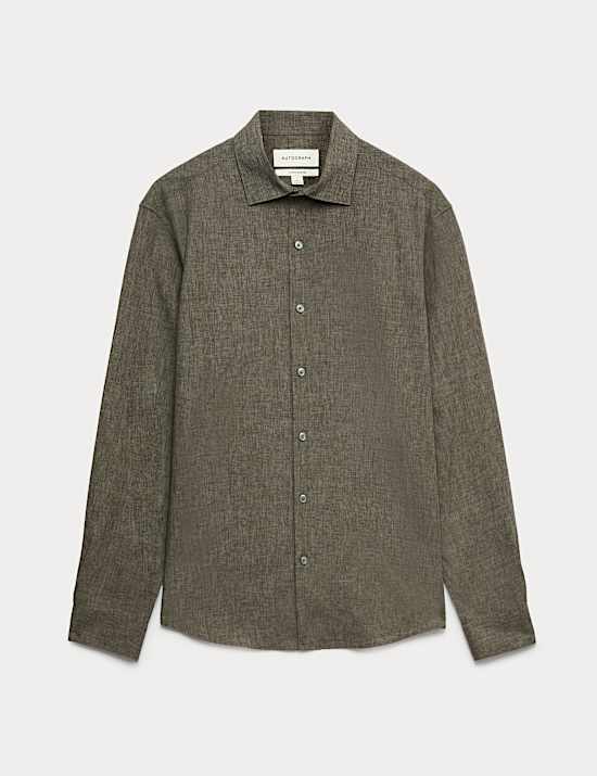 Easy Iron Linen Rich Performance Shirt