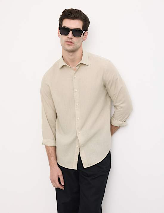 Easy Iron Linen Rich Performance Shirt