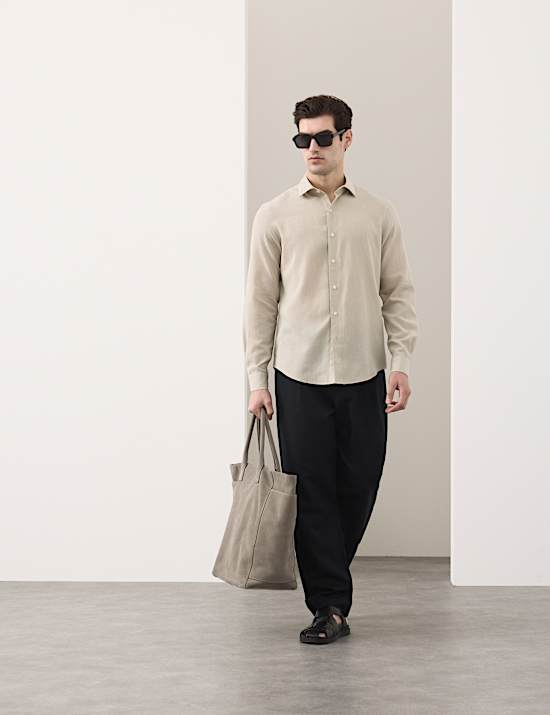 Easy Iron Linen Rich Performance Shirt