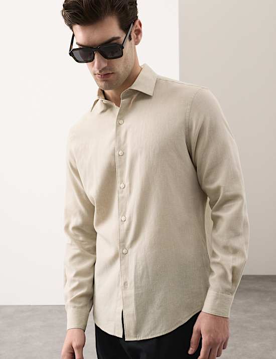 Easy Iron Linen Rich Performance Shirt