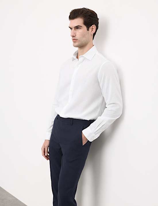 Easy Iron Linen Rich Performance Shirt