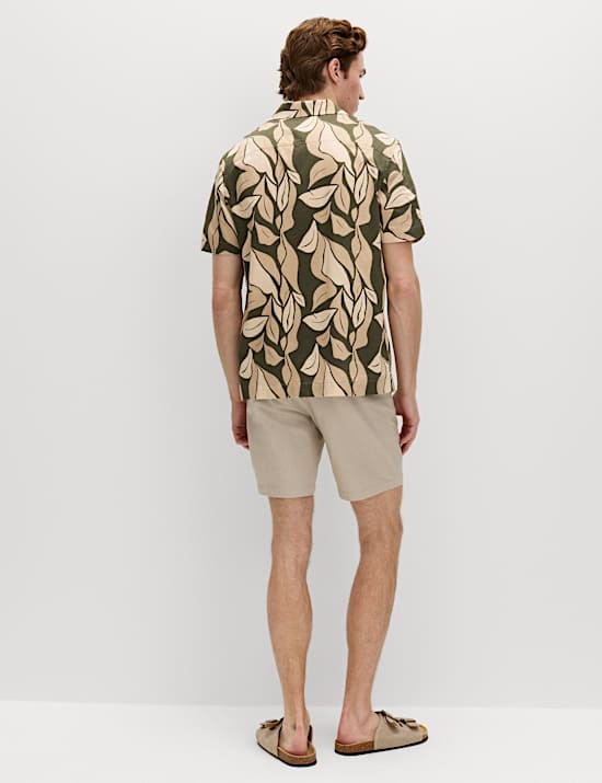 Pure Cotton Floral Short Sleeve Shirt