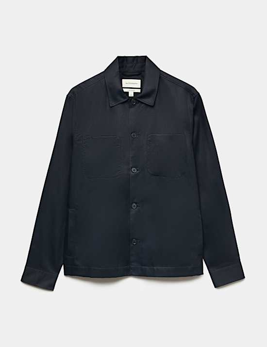 Linen Blend Overshirt