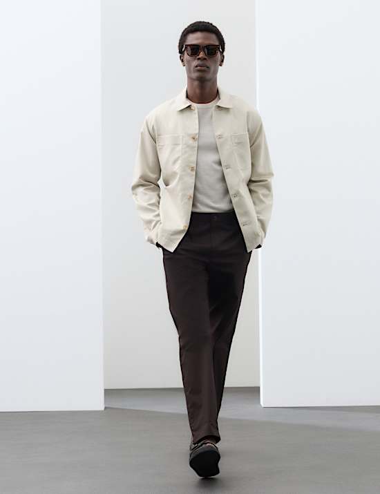 Jaket Kemeja Paduan Linen