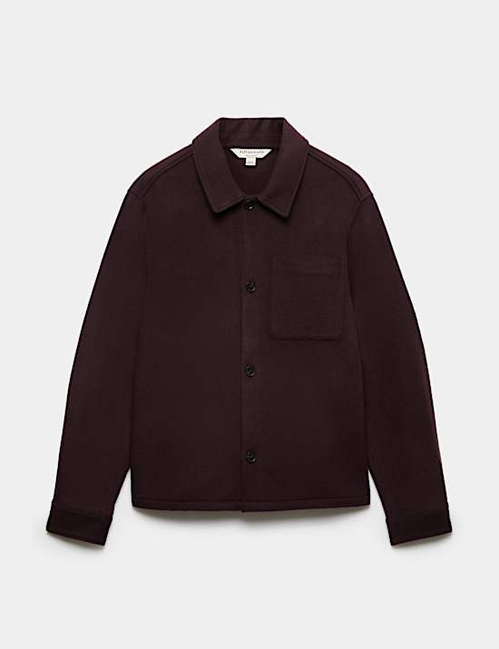 Regular Fit Wool Rich Overshirt