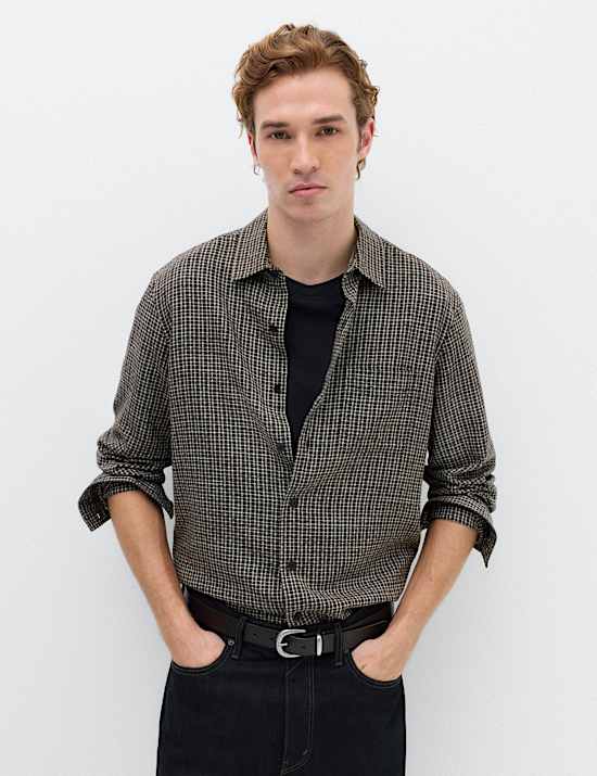 Regular Fit Checked Shirt