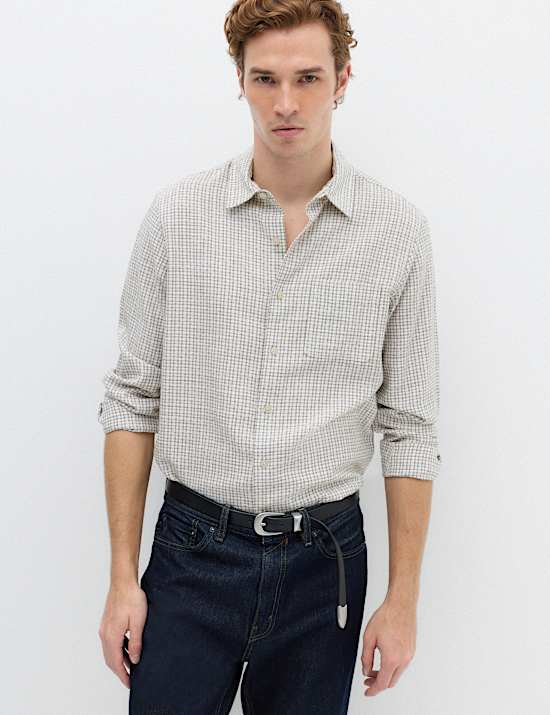 Regular Fit Checked Shirt