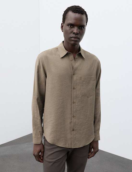 Long Sleeve Shirt with Chest Pocket