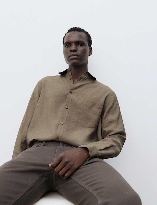 Long Sleeve Shirt with Chest Pocket
