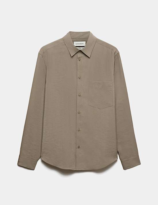 Long Sleeve Shirt with Chest Pocket