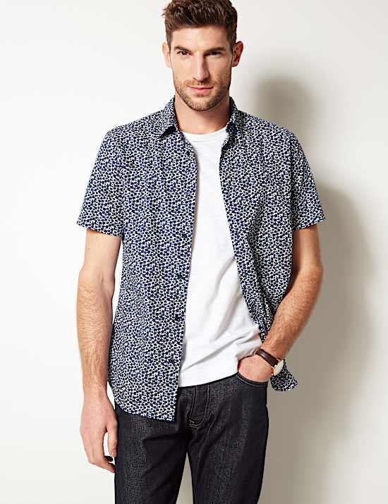 Pure Cotton Printed Shirt