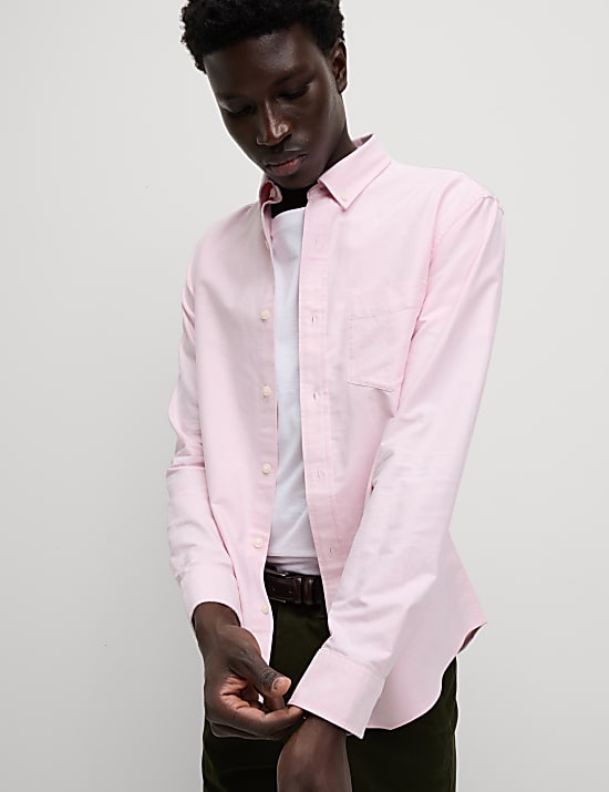 Ultimate Oxford-overhemd van zuiver katoen met slim-fit