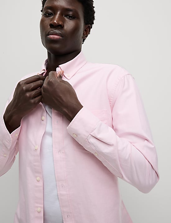 Ultimate Oxford-overhemd van zuiver katoen met slim-fit