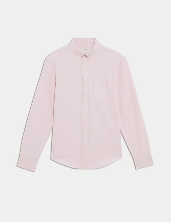 Ultimate Oxford-overhemd van zuiver katoen met slim-fit