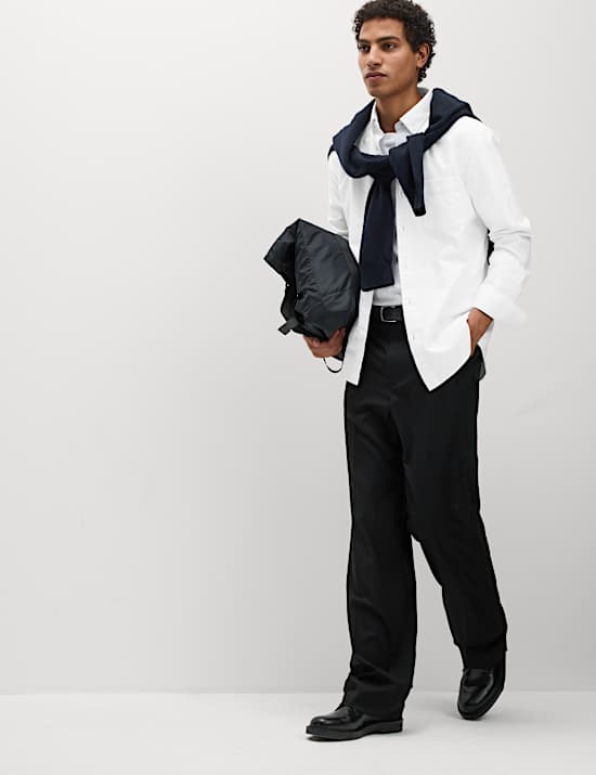 Πουκάμισο Oxford Ultimate με στενή εφαρμογή από 100% βαμβάκι