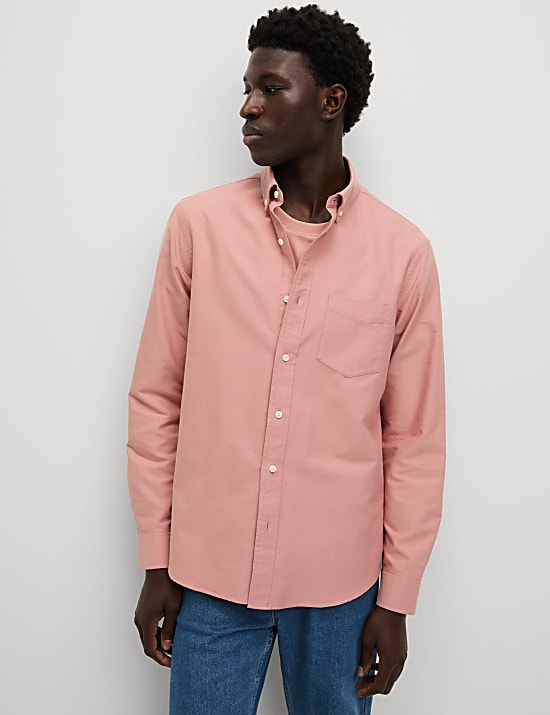 Kemeja Oxford Katun Murni Ultimate