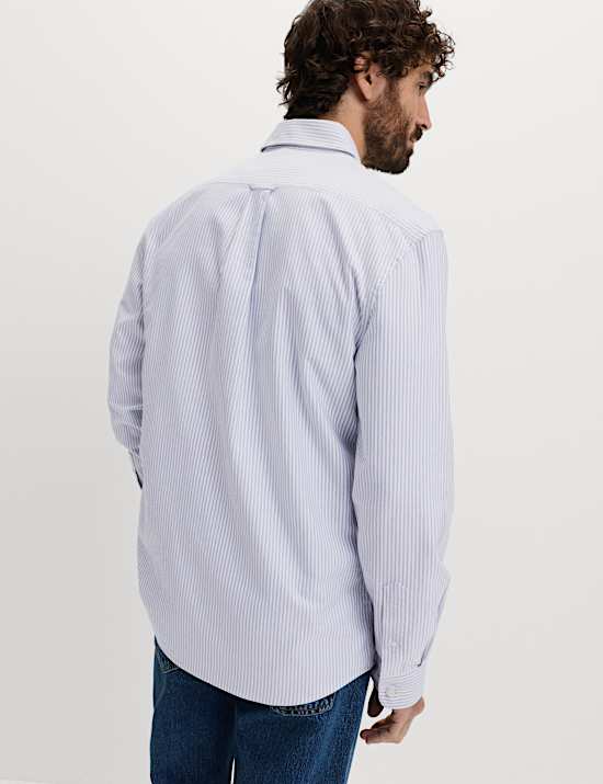 Ριγέ πουκάμισο Oxford Ultimate από 100% βαμβάκι