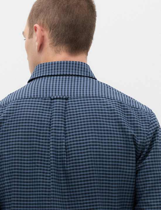 Camisa Oxford de cuadros 100 % algod&oacute;n Ultimate