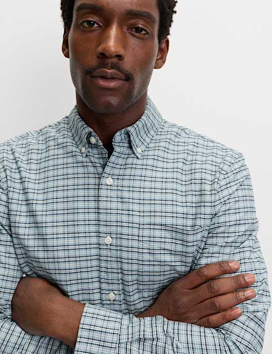 Καρό πουκάμισο Oxford Ultimate από 100% βαμβάκι