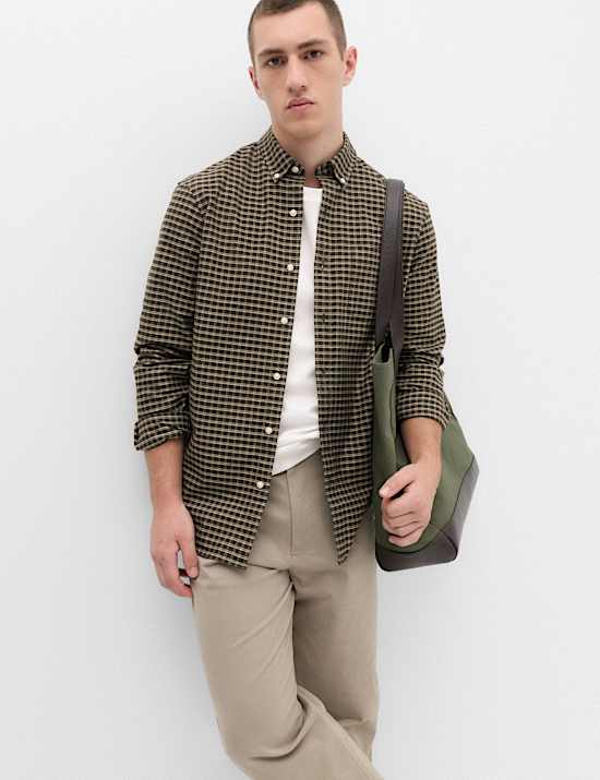 Ultimate Pure Cotton Check Oxford Shirt