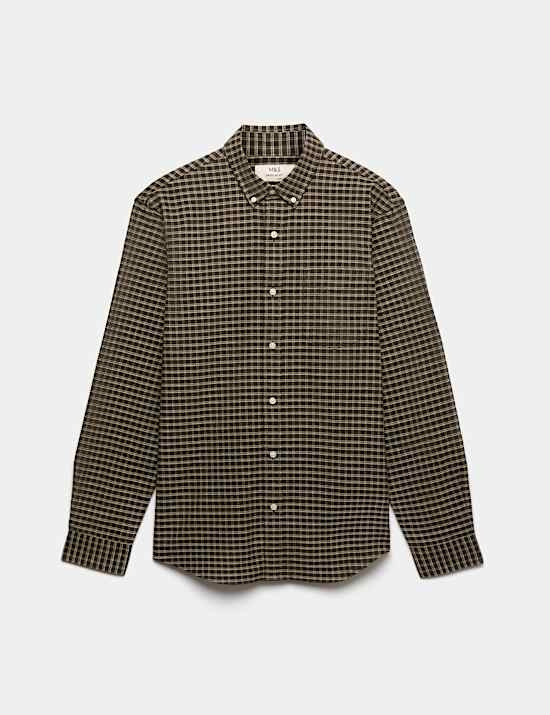 Ultimate Pure Cotton Check Oxford Shirt