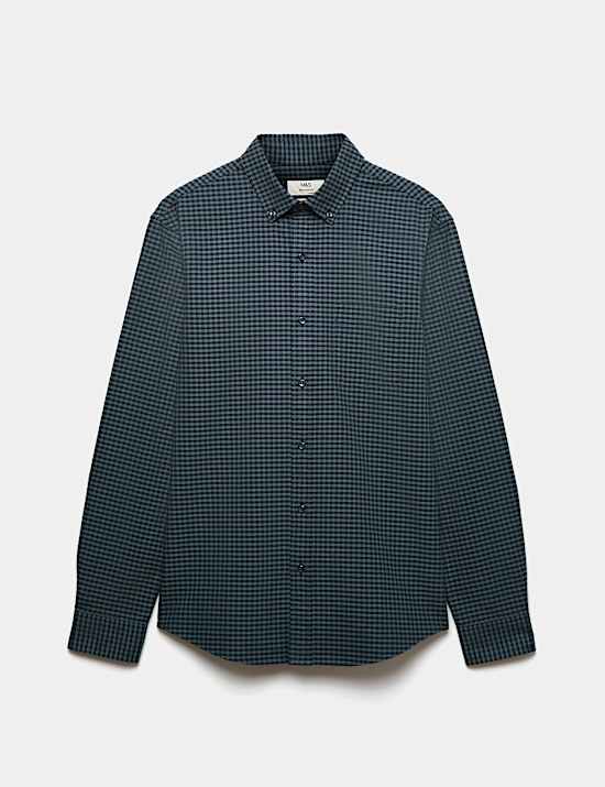 Ultimate Pure Cotton Check Oxford Shirt