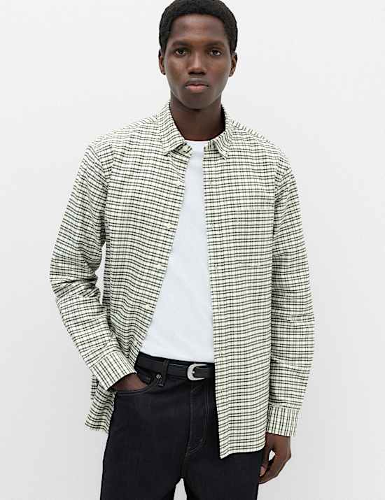 Ultimate Pure Cotton Check Oxford Shirt