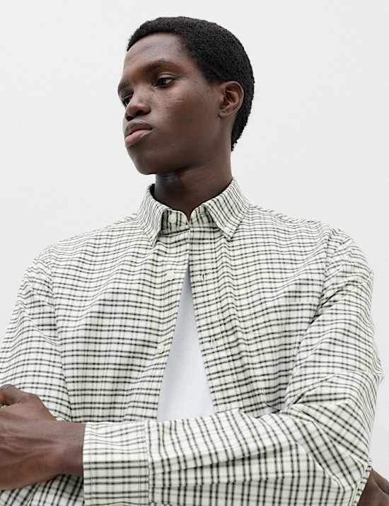 Ultimate Pure Cotton Check Oxford Shirt