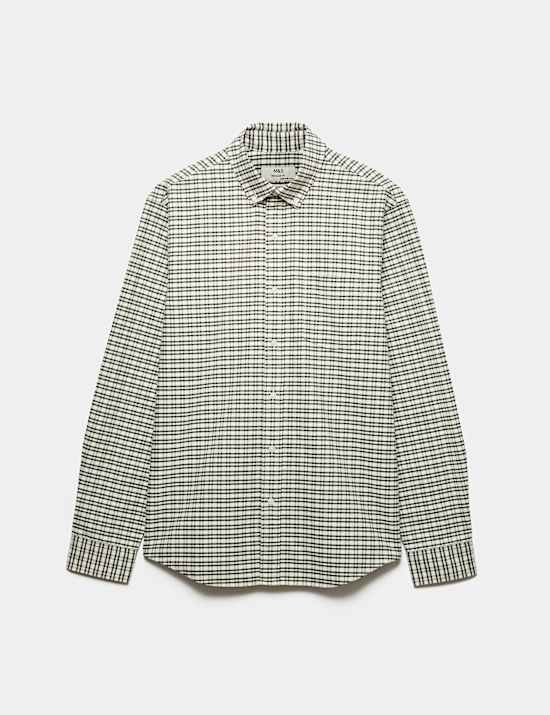 Ultimate Pure Cotton Check Oxford Shirt