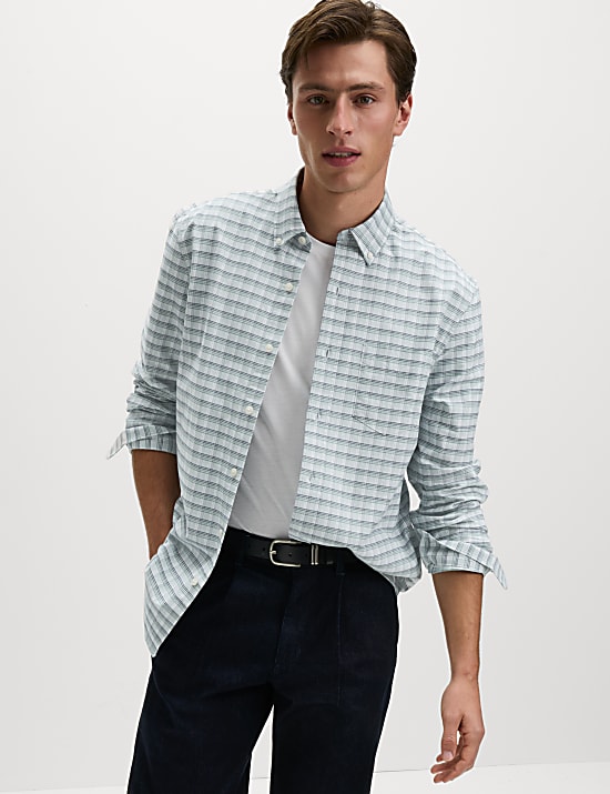 Ultimate Pure Cotton Check Oxford Shirt