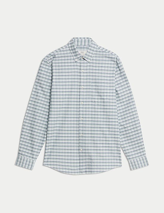 Ultimate Pure Cotton Check Oxford Shirt