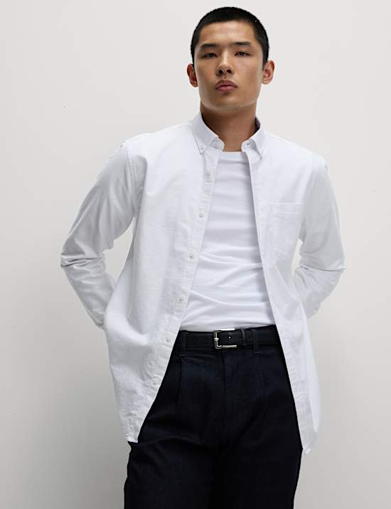 Ultimate 2pk Regular Fit Pure Cotton Oxford Shirts