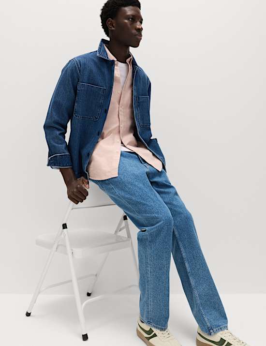 Kemeja Oxford Katun Murni Ultimate