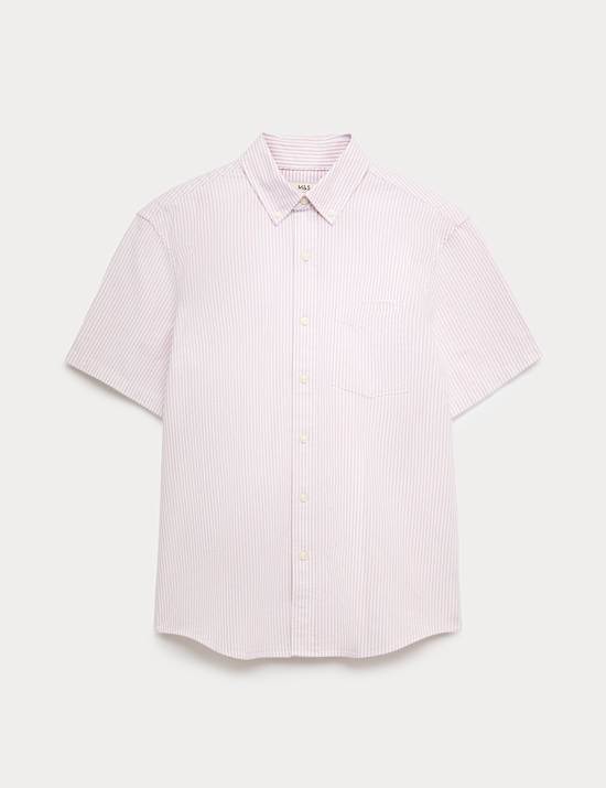 Ultimate Pure Cotton Striped Oxford Shirt